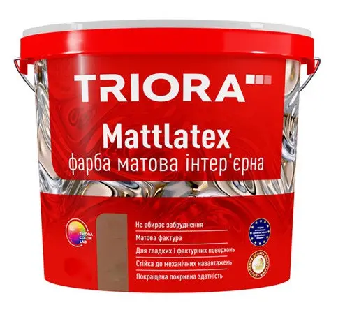 Фарба інтер”єрна матова 7кг Mattlatex ТРІОРА