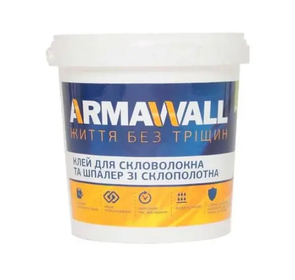 Клей для скловолокна, шпалер ARMAWALL 5кг