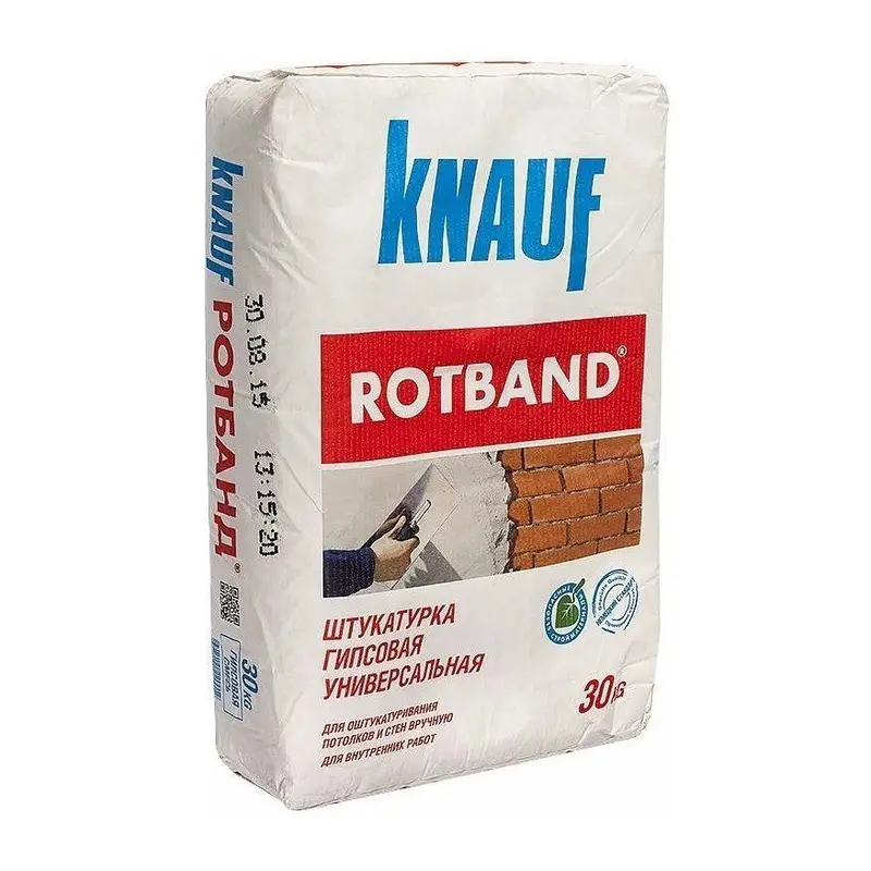 ШТУКАТУРКА ГІПСОВА КНАУФ (KNAUF) РОТБАНД 30 КГ