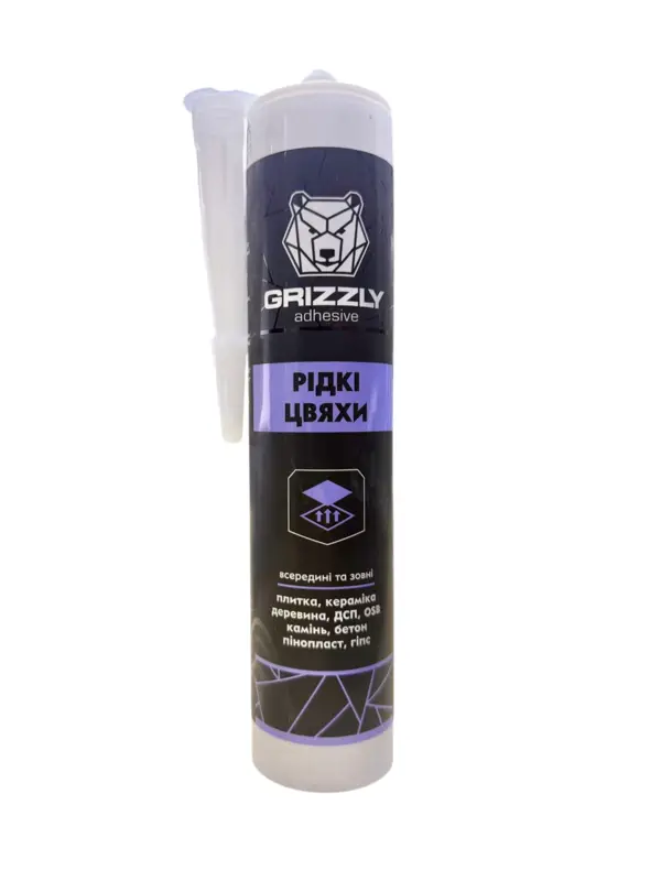 Рідкі цвяхи TM GRIZZLY 0,4 кг Білі