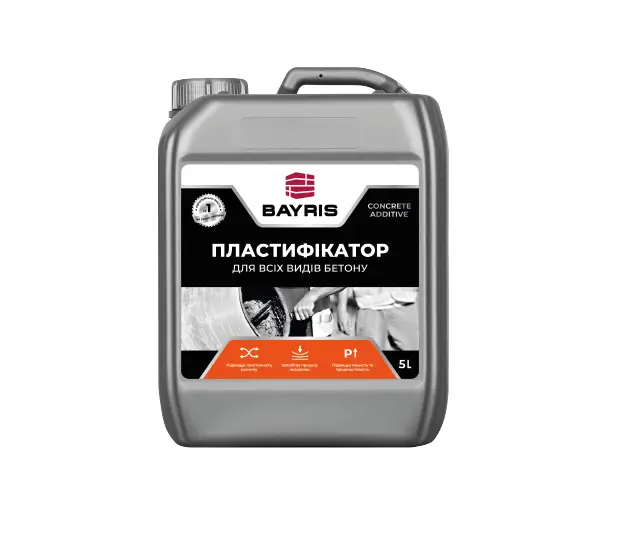 Комплексна добавка БАЙРІС 5л  пластифікатор для всіх видів бетону