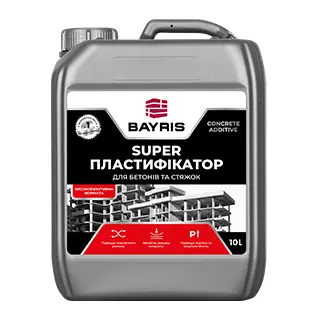 Комплексна добавка БАЙРІС 5л для бетонів і стяжок SUPER