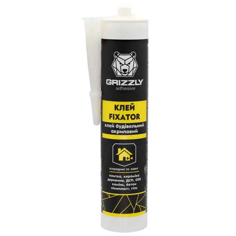 Клей будівельний акриловий FIXATOR TM GRIZZLY 0,44кг