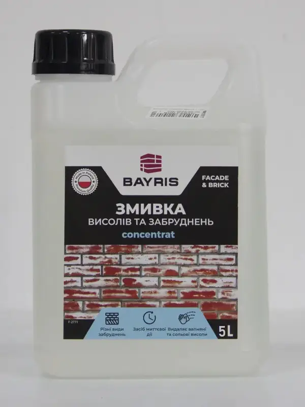 БАЙРІС Змивка висолів та забруднень  Концентрат 5л