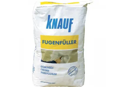 Шпаклівка KNAUF Фугенфюллер гіпсова, 25 кг