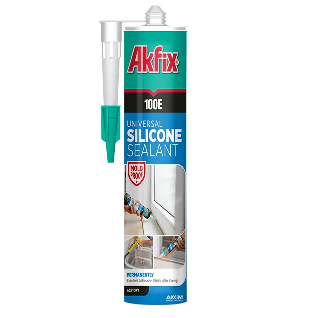 Силікон універсальний сірий AKFIX 100Е  280 мл