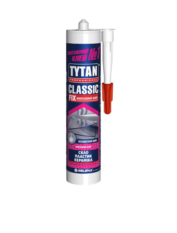 Клей монтажний Tytan Classic Fix Professional безколірний 310 мл